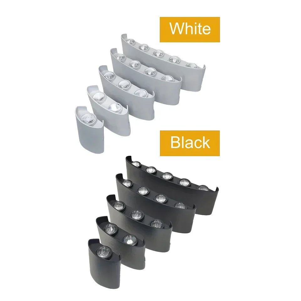Modern LED Wall Lamp - Minimalist Aluminum Design for Indoor & Outdoor Use