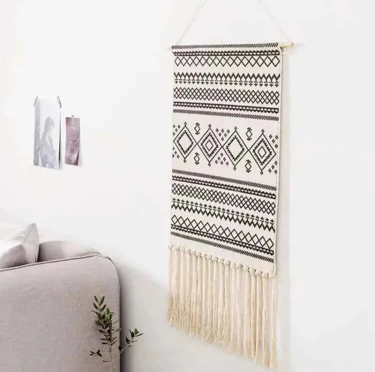 Boho Cotton Macrame Wall Hanging Rug