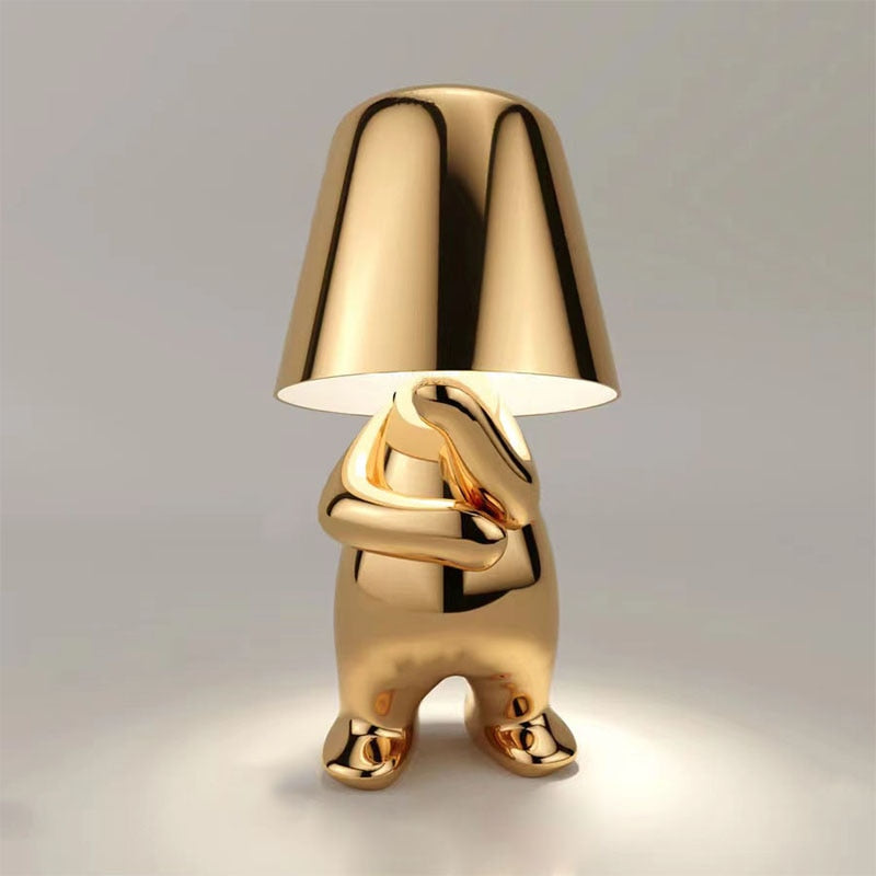 Gold Metal Touch Control LED Table Lamp