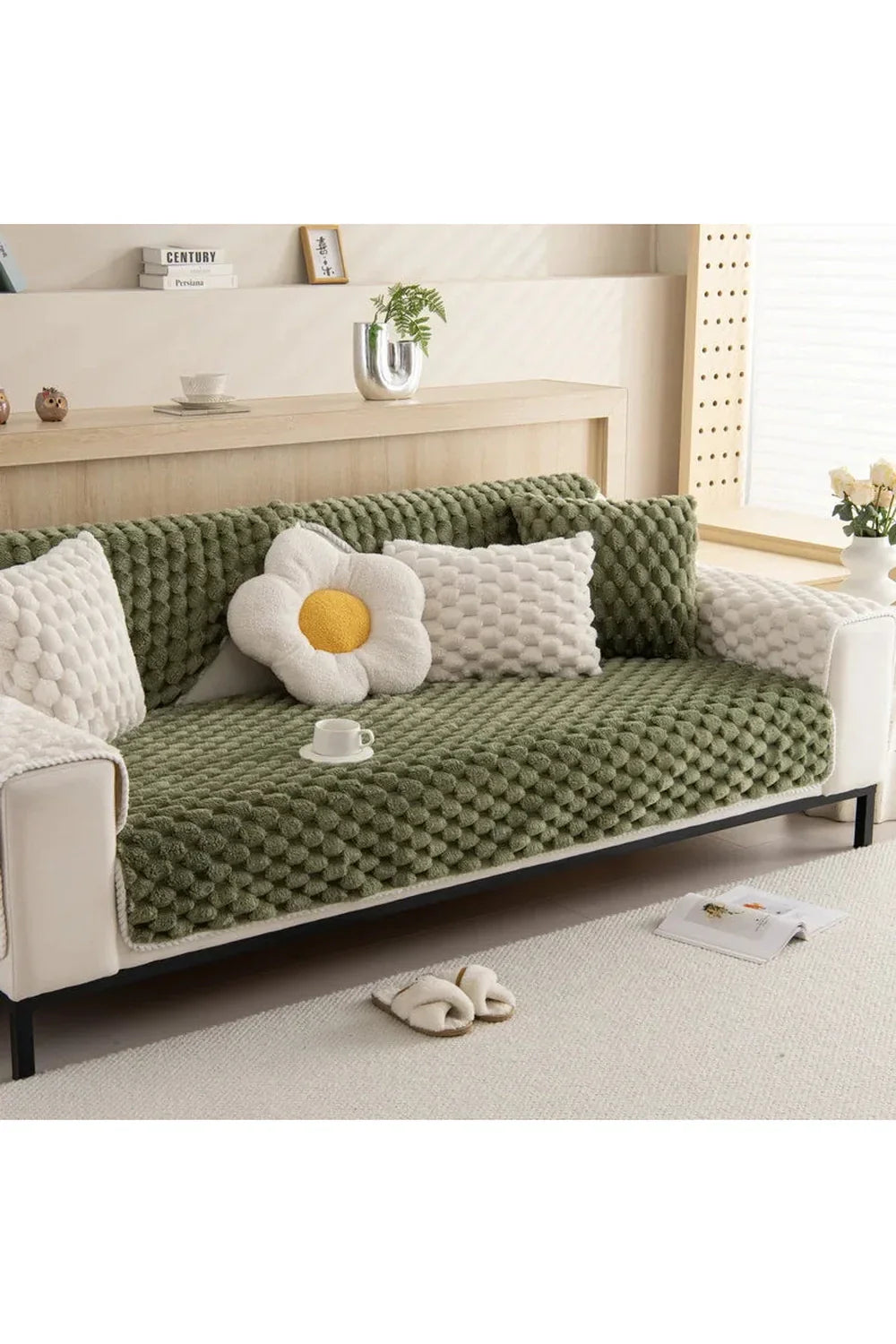 Polyester Velvet Sofa Cover
