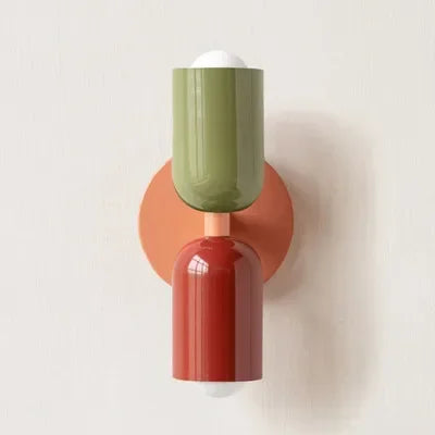 Modern Cream Double Head LED Wall Lamp