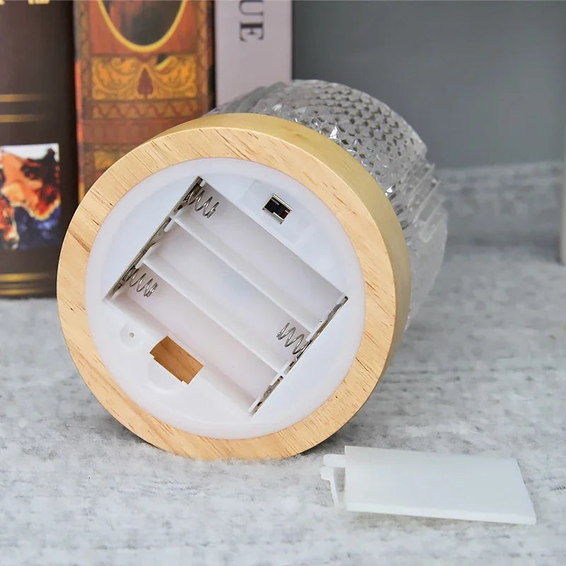 Dimmable Gold Crystal Table Lamp with Touch Control