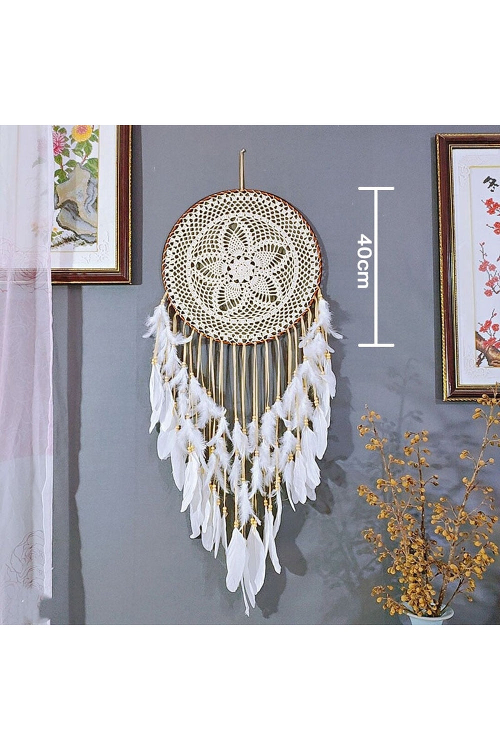 Large Organic Dreamcatcher Wall Decor