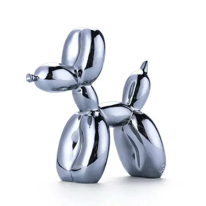 Nordic Resin Balloon Dog Sculpture Modern Art Figure