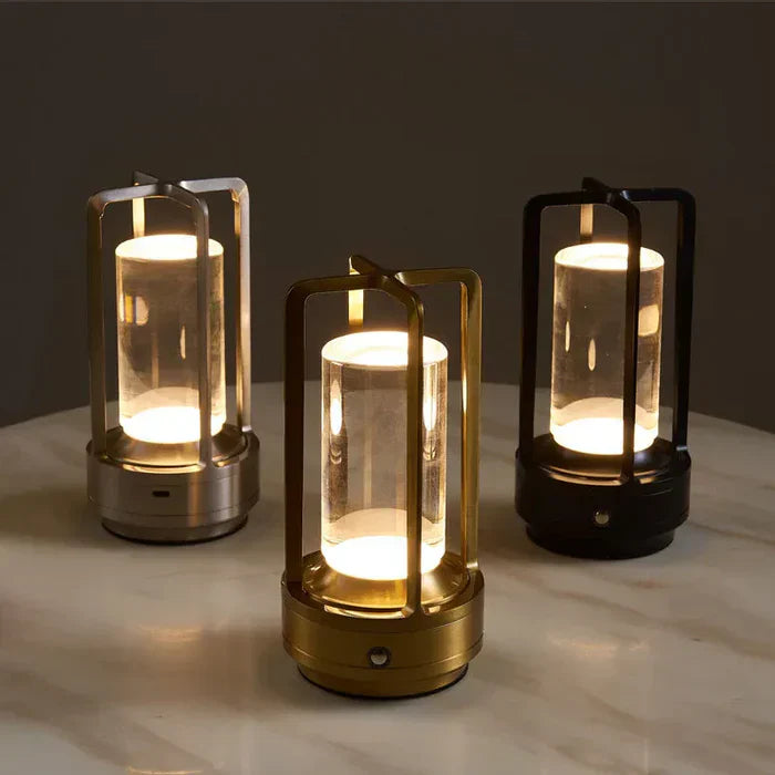 Cordless Rechargeable Nordic LED Table Lamp with Touch Control