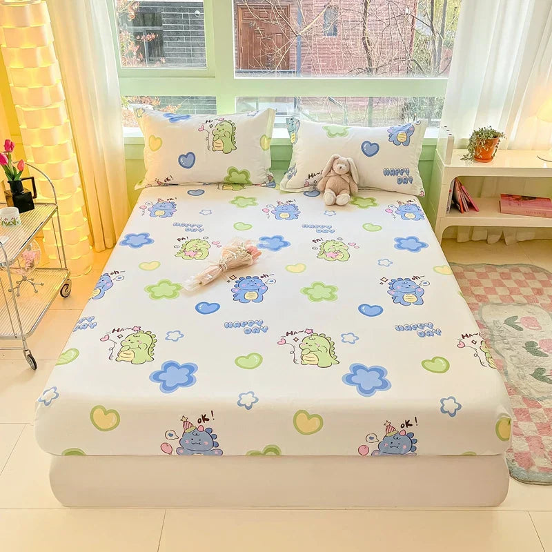 Elegant Cotton Bedding Set - Soft Breathable Duvet Cover and Pillowcases in Stylish Designs