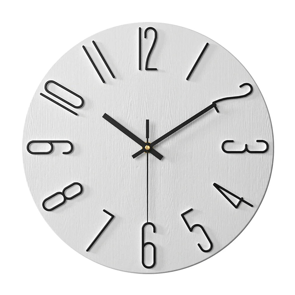 Elegant Metal and Glass Wall Clock with Chic Design