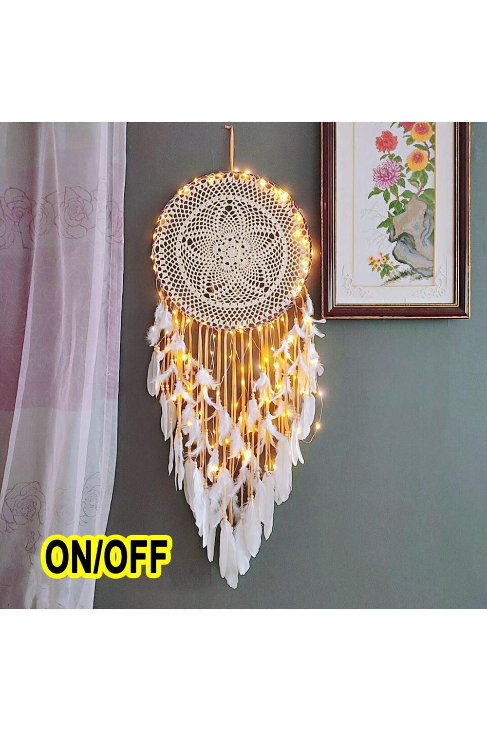Large Organic Dreamcatcher Wall Decor