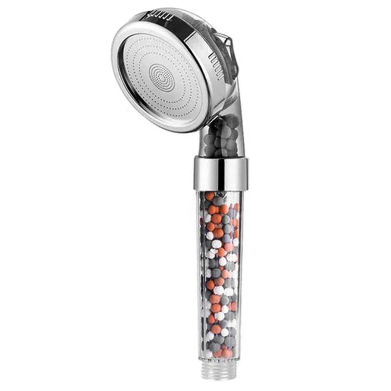 High Pressure Water-Saving Shower Head with Filter and Mineral Anion Stones