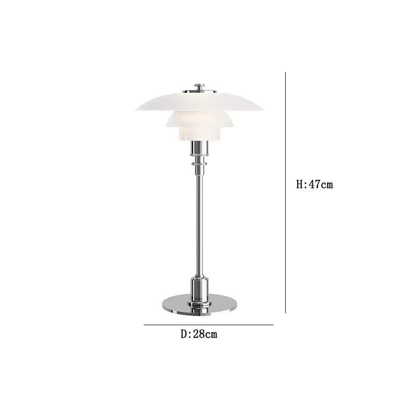 Minimalist Scandinavian Table Lamp with Warm LED Light