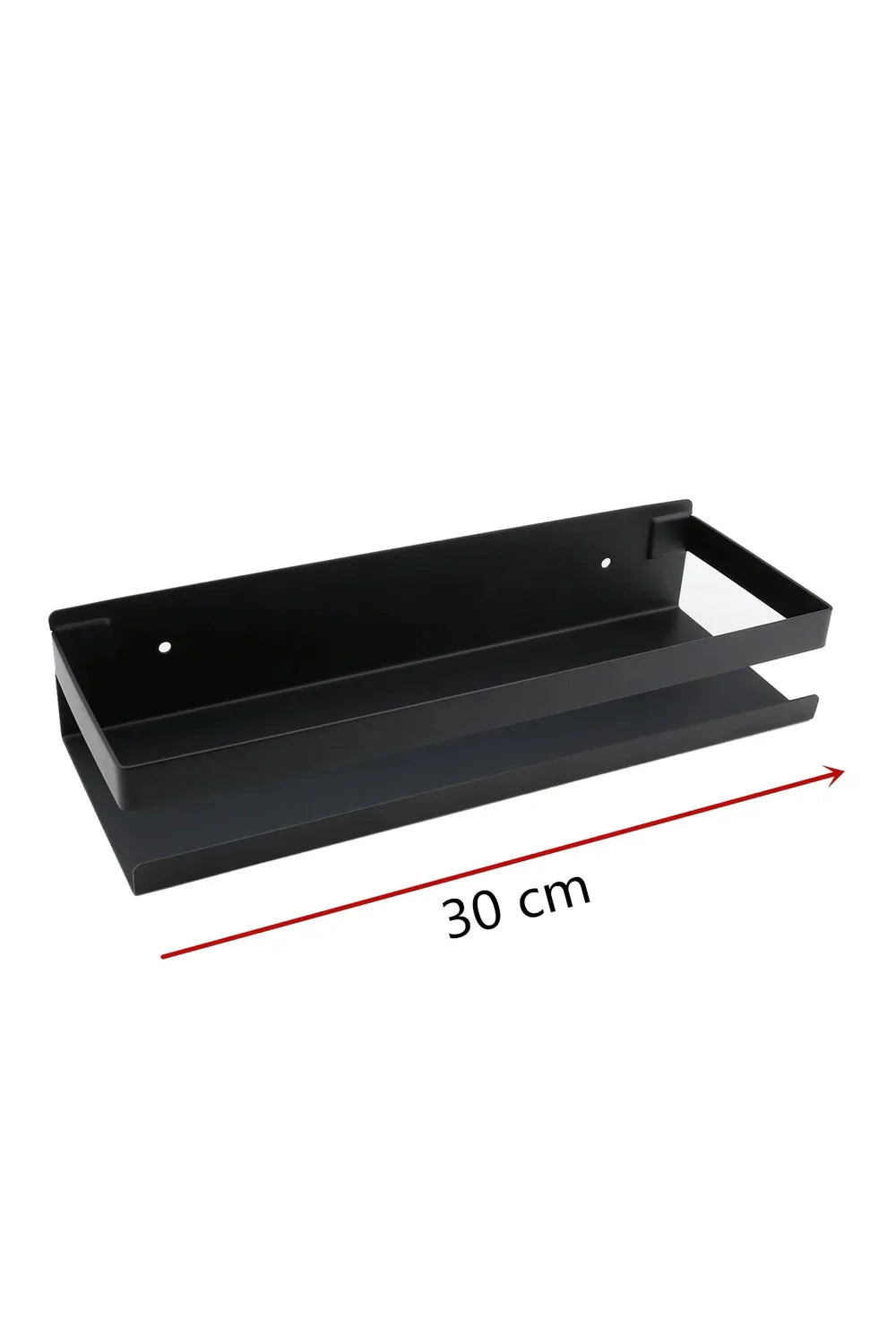 Modern Black Metal Floating Wall Shelves