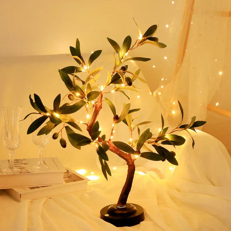 Tree Lamp with Removable Base and Soft Illumination