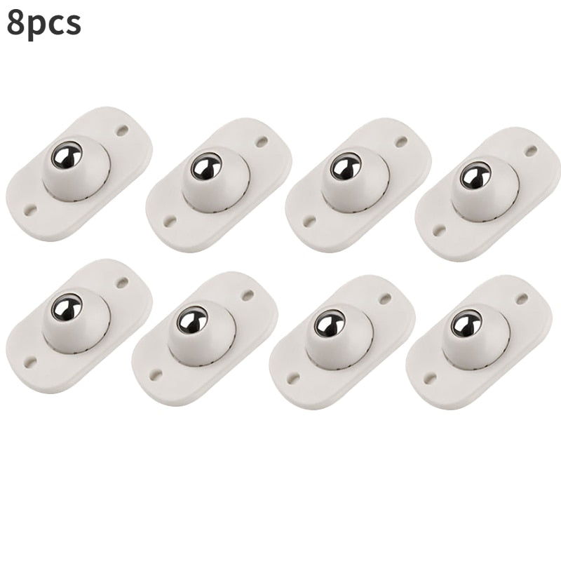 Self-Adhesive Mini Furniture Wheels for Easy Mobility