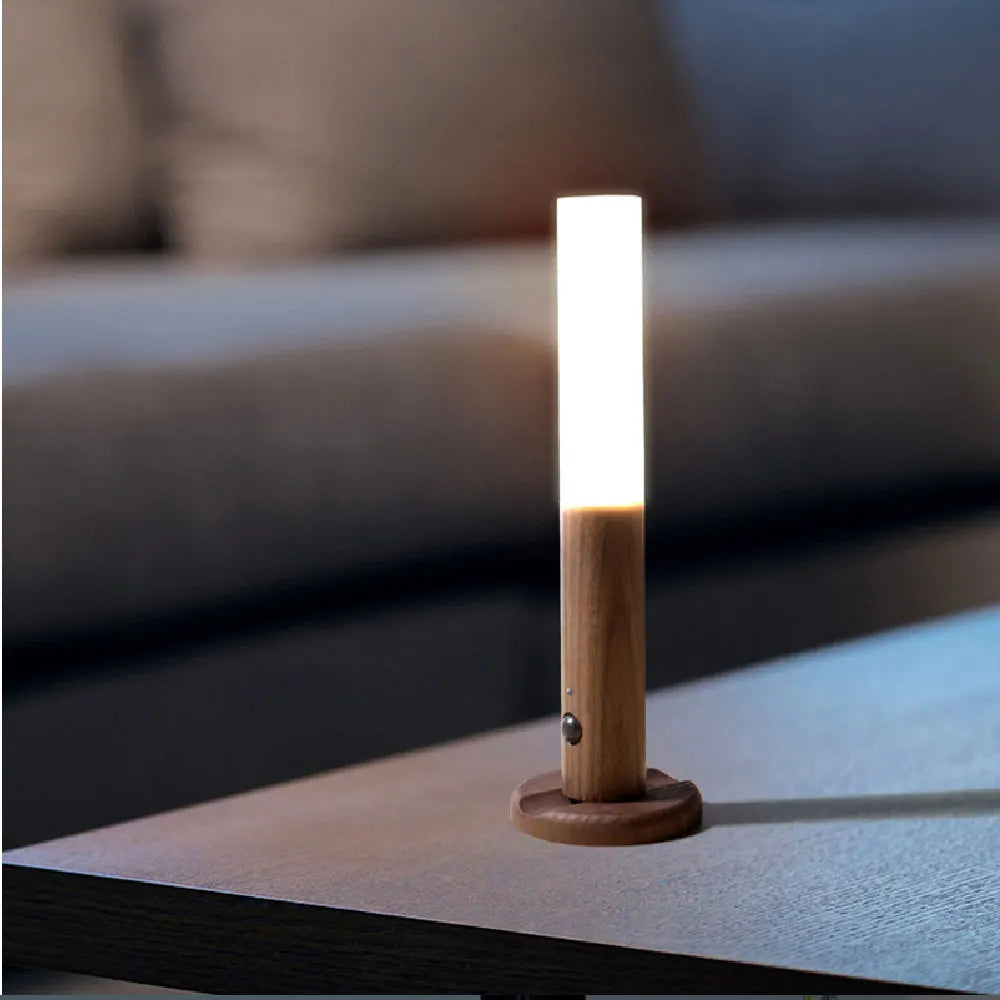 Magnetic LED Motion Sensor Night Light with Warm Colors