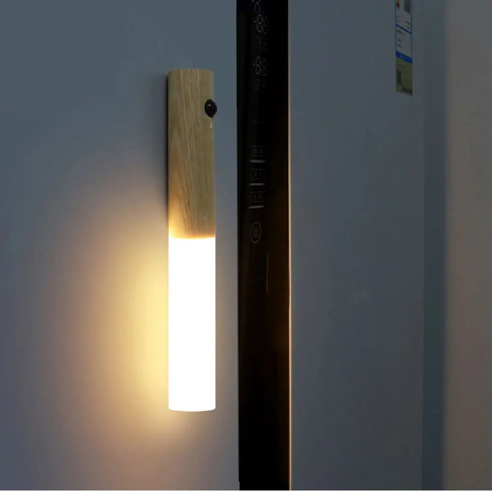 Magnetic LED Motion Sensor Night Light with Warm Colors