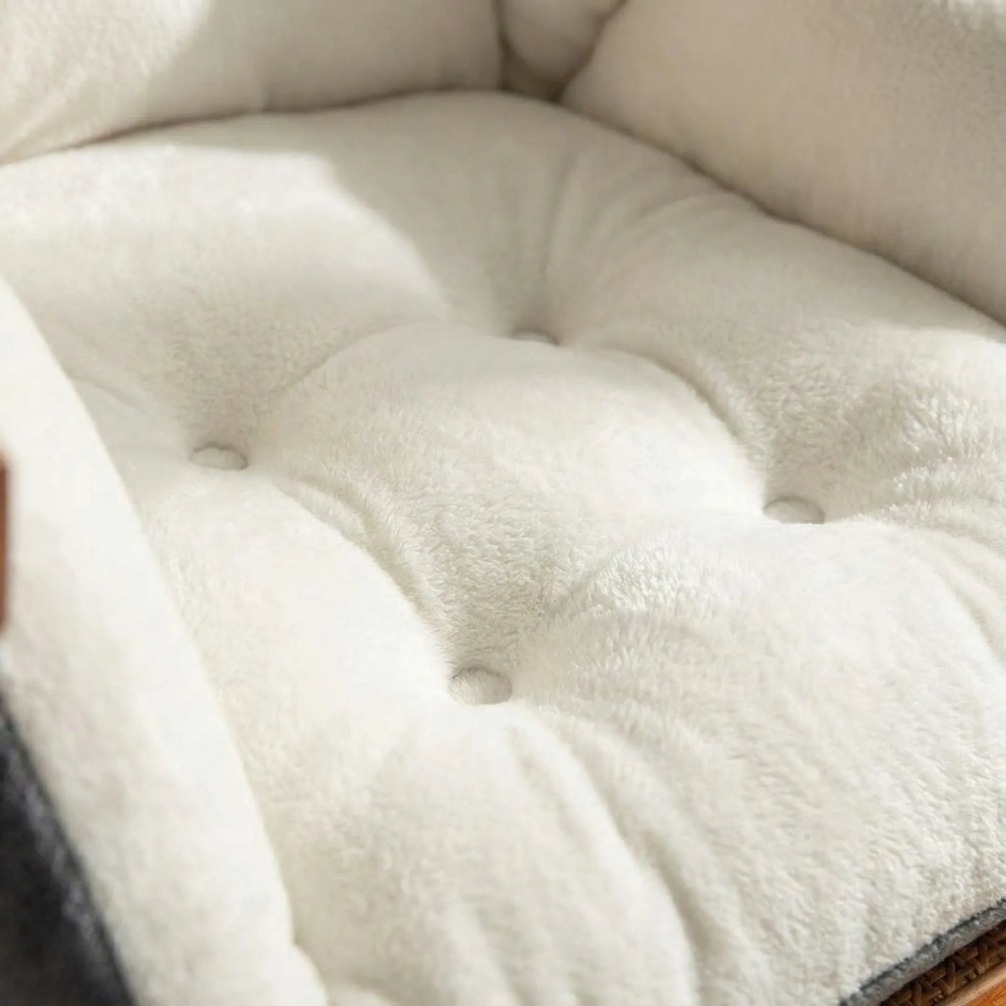 Orthopedic Seat Cushion with Integrated Back Support and Non-Slip Straps
