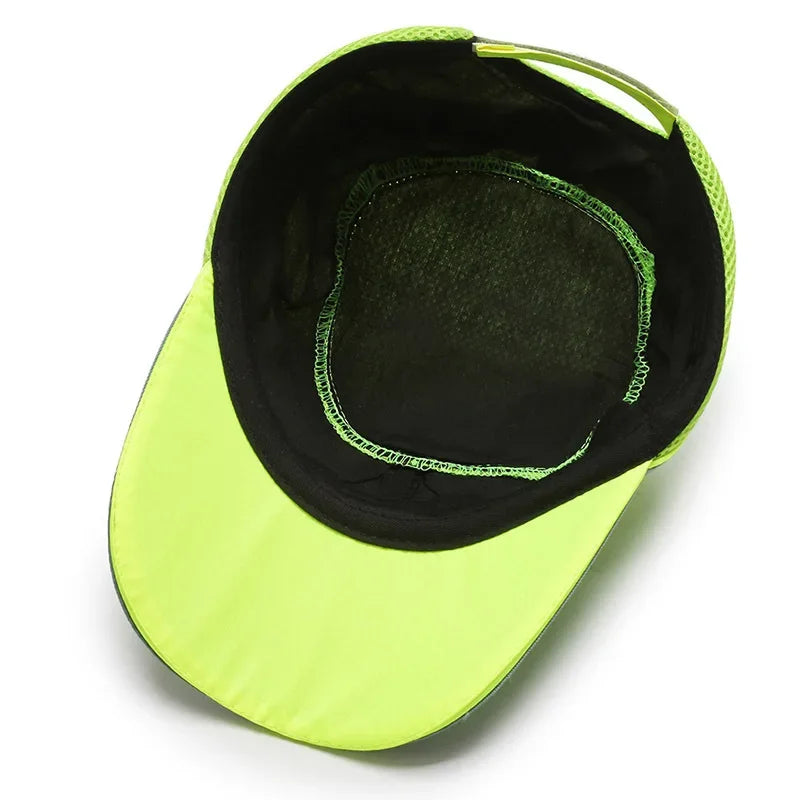 Red Safety Bump Cap with ABS Shell and Breathable Mesh