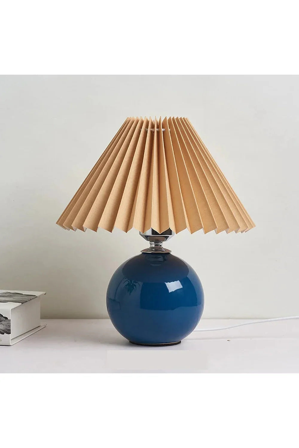 Vintage Ceramic Folding Table Lamp