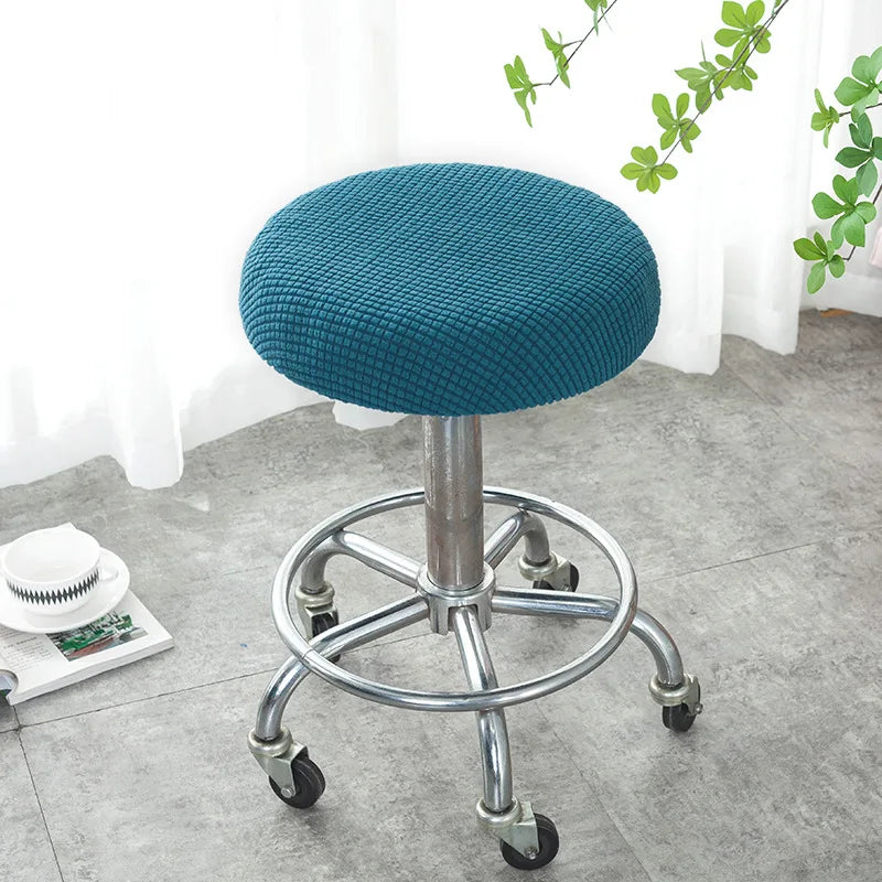 Highback Chair Cover in European Style Cotton Blend