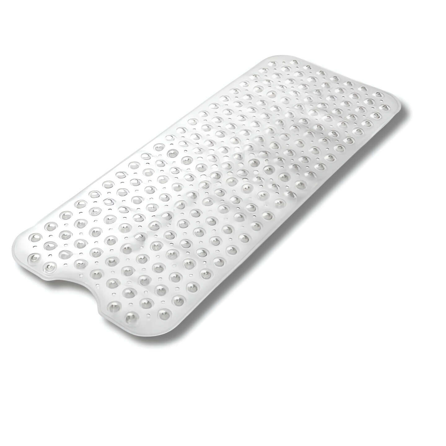 Non-Slip Transparent Bath Mat with Suction Cups