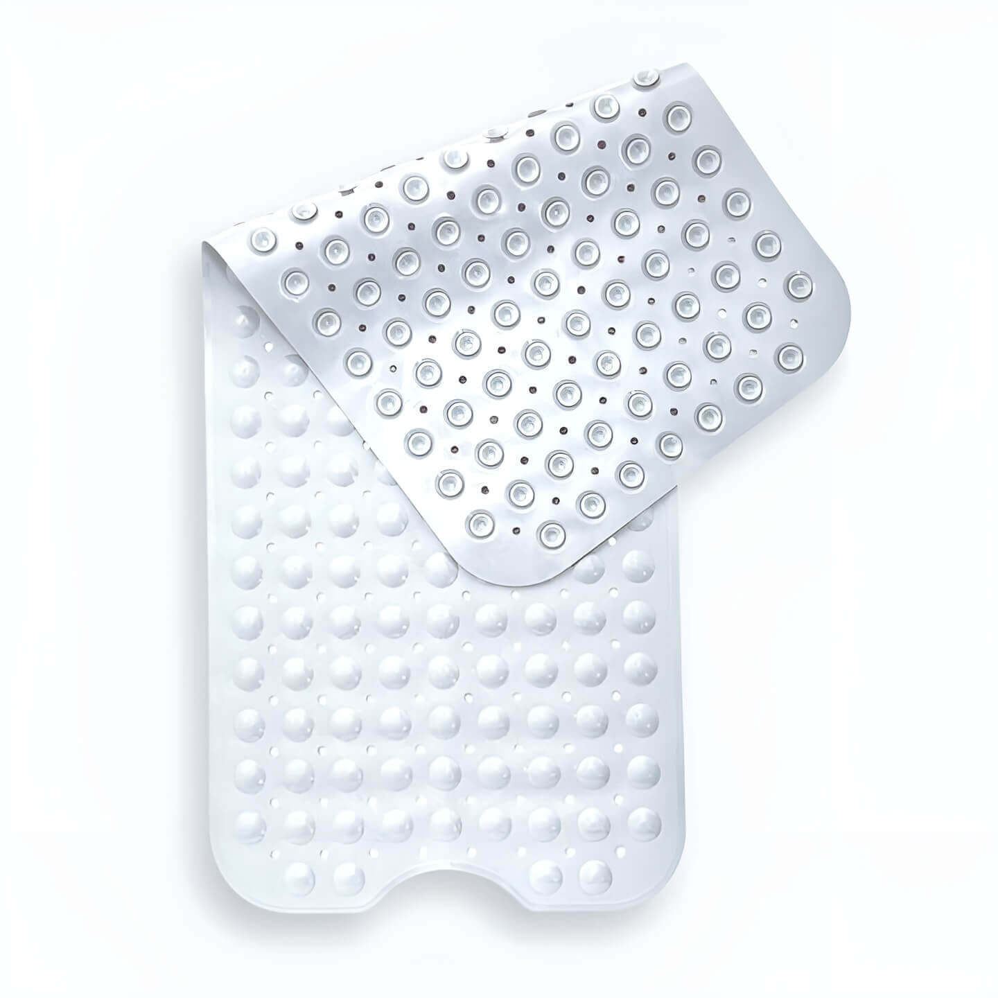 Non-Slip Transparent Bath Mat with Suction Cups
