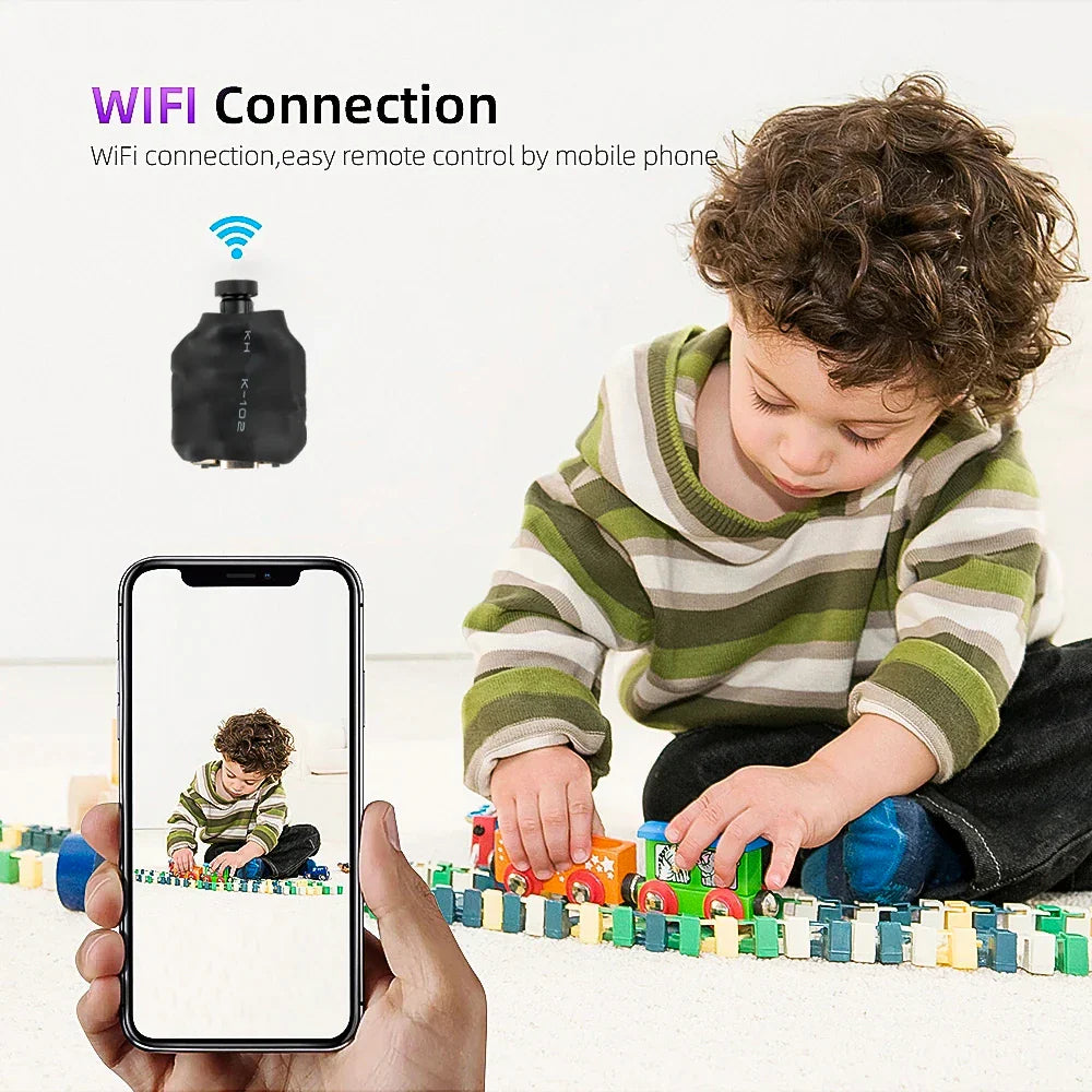 4K Wireless Mini Indoor Security Camera with Motion Detection