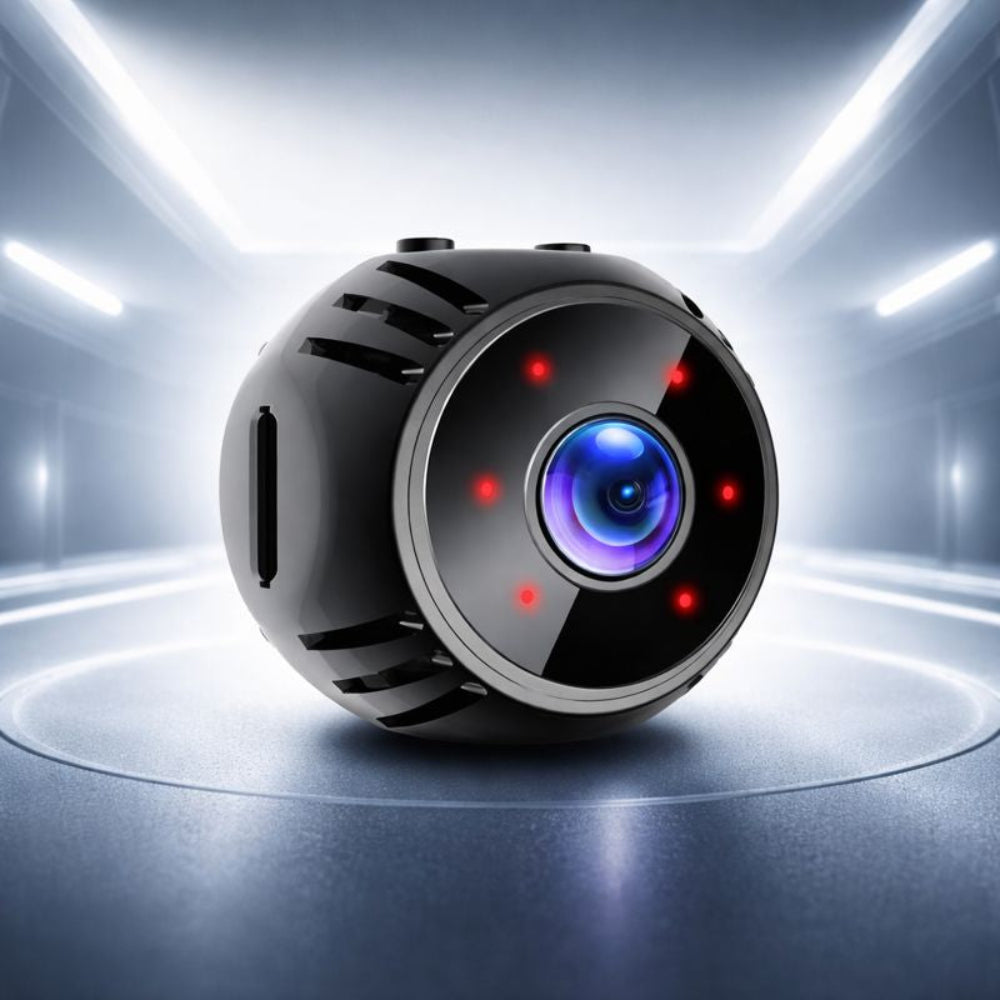 Wireless Mini Indoor WiFi Security Camera with Night Vision and Motion Alerts