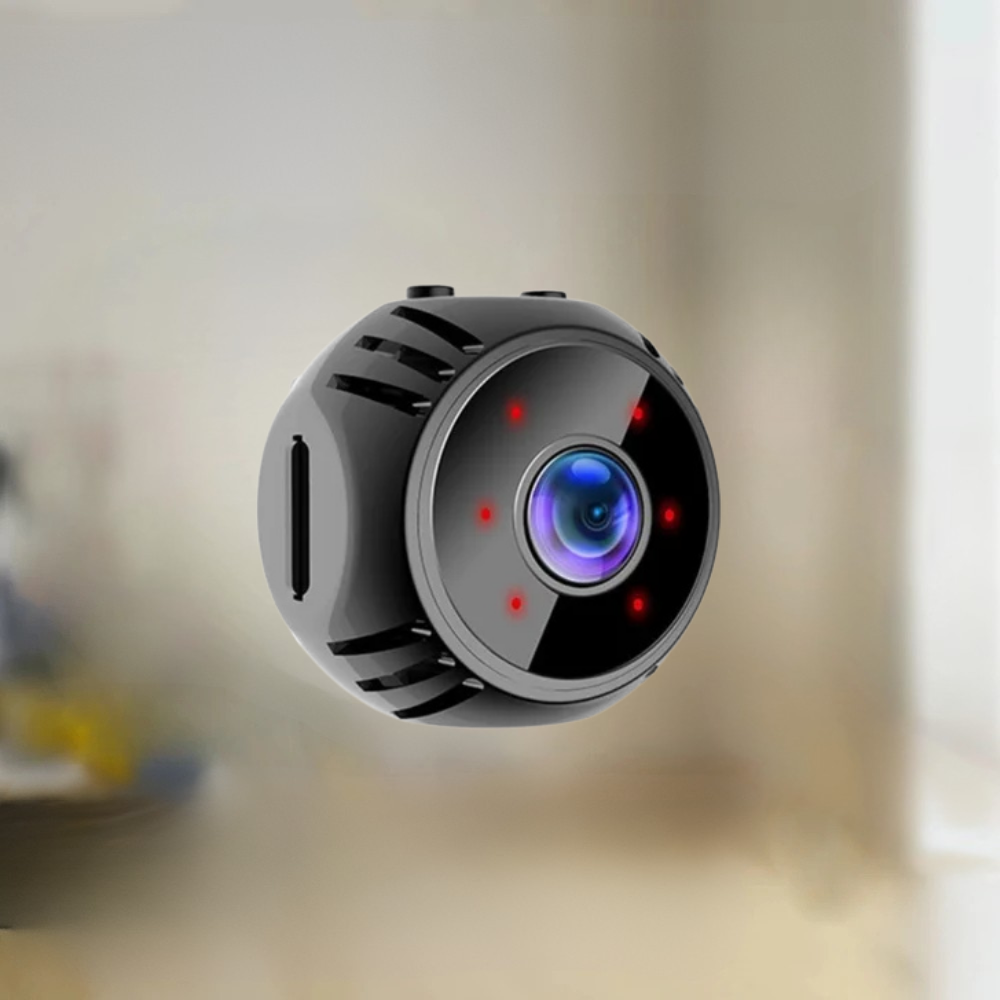 Wireless Mini Indoor WiFi Security Camera with Night Vision and Motion Alerts