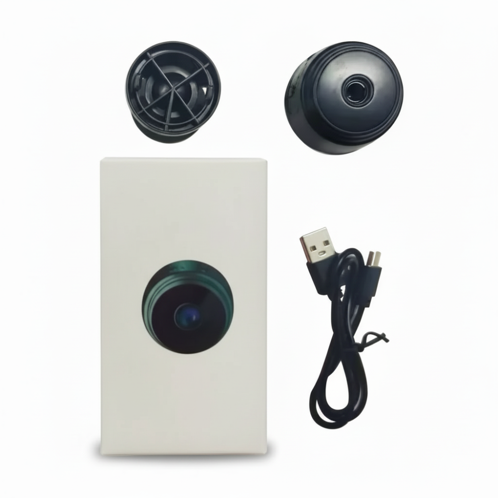 Wireless Mini WiFi Security Camera with Night Vision and Magnetic Mount