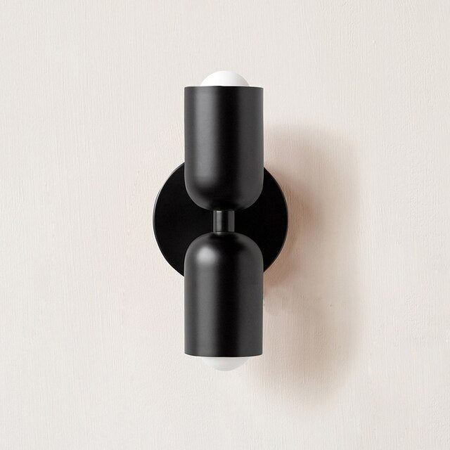 Cream Double-Head LED Wall Lights