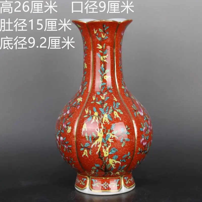 Antique Royal Chinese Porcelain Floral Vase 6-10 Inch