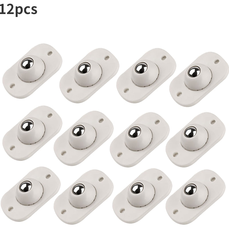 Self-Adhesive Mini Furniture Wheels for Easy Mobility