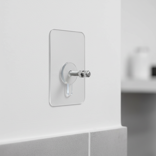 Self-Adhesive PVC Wall Hooks for Easy Installation