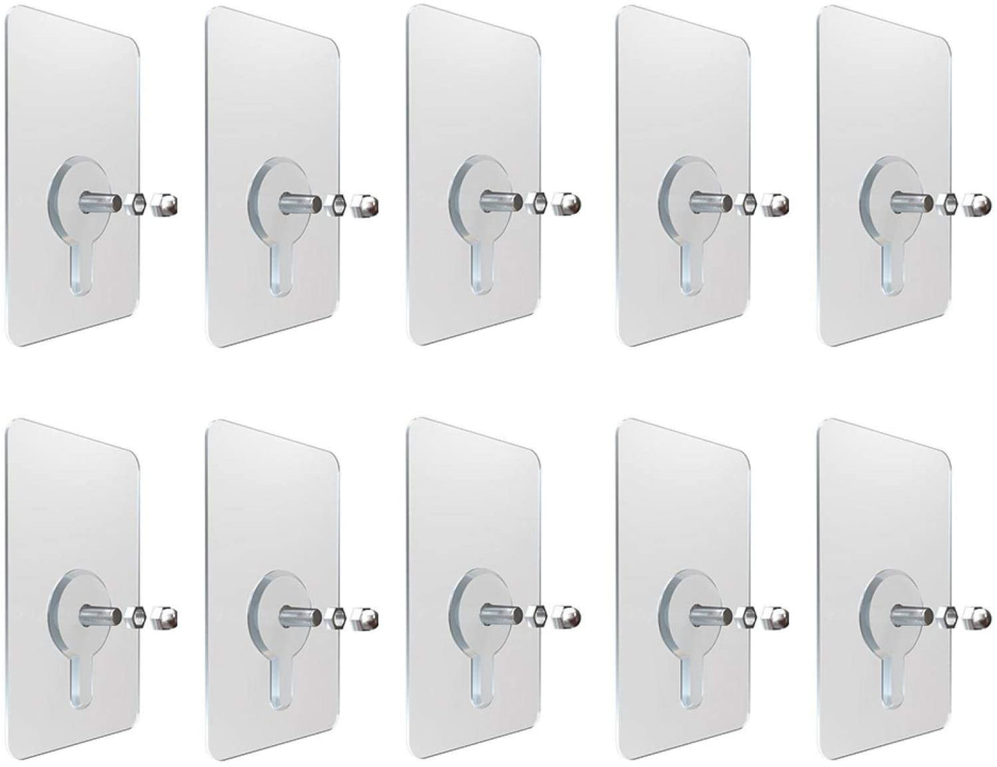 Self-Adhesive PVC Wall Hooks for Easy Installation