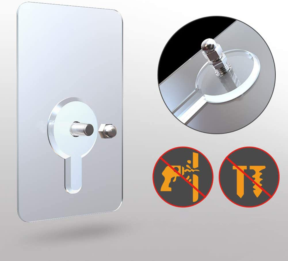 Self-Adhesive PVC Wall Hooks for Easy Installation