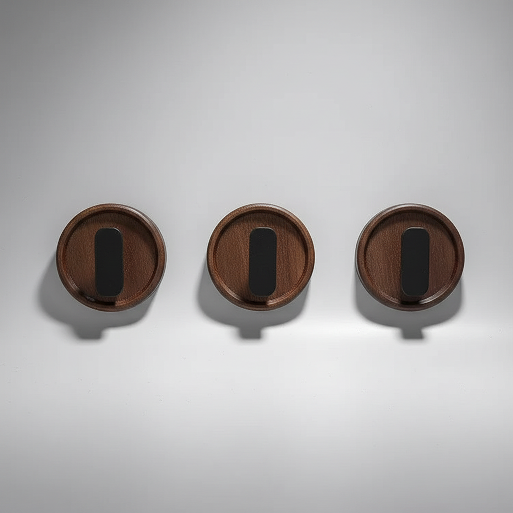 Self-Adhesive Minimalist Wall Hooks for Heavy Items