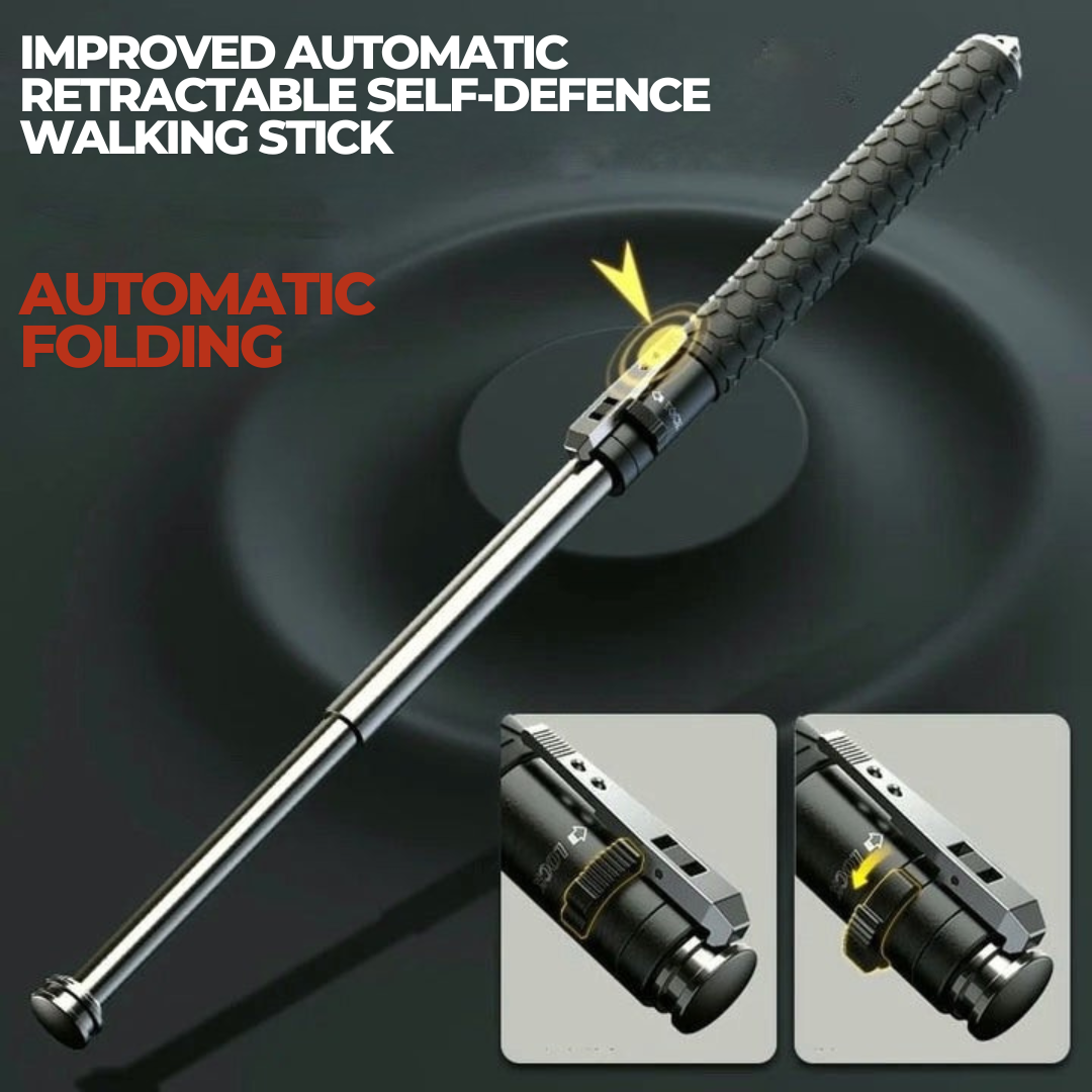 Durable Hiking Pole with Anti-Slip Grip and Self-Defense Feature