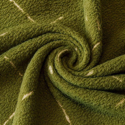 Fringed Microfiber Sofa Cover in Serene Horizon Design