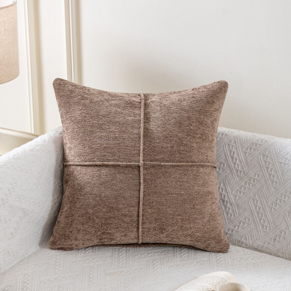 Soft Microfiber Serene Stitch Cushion Cover