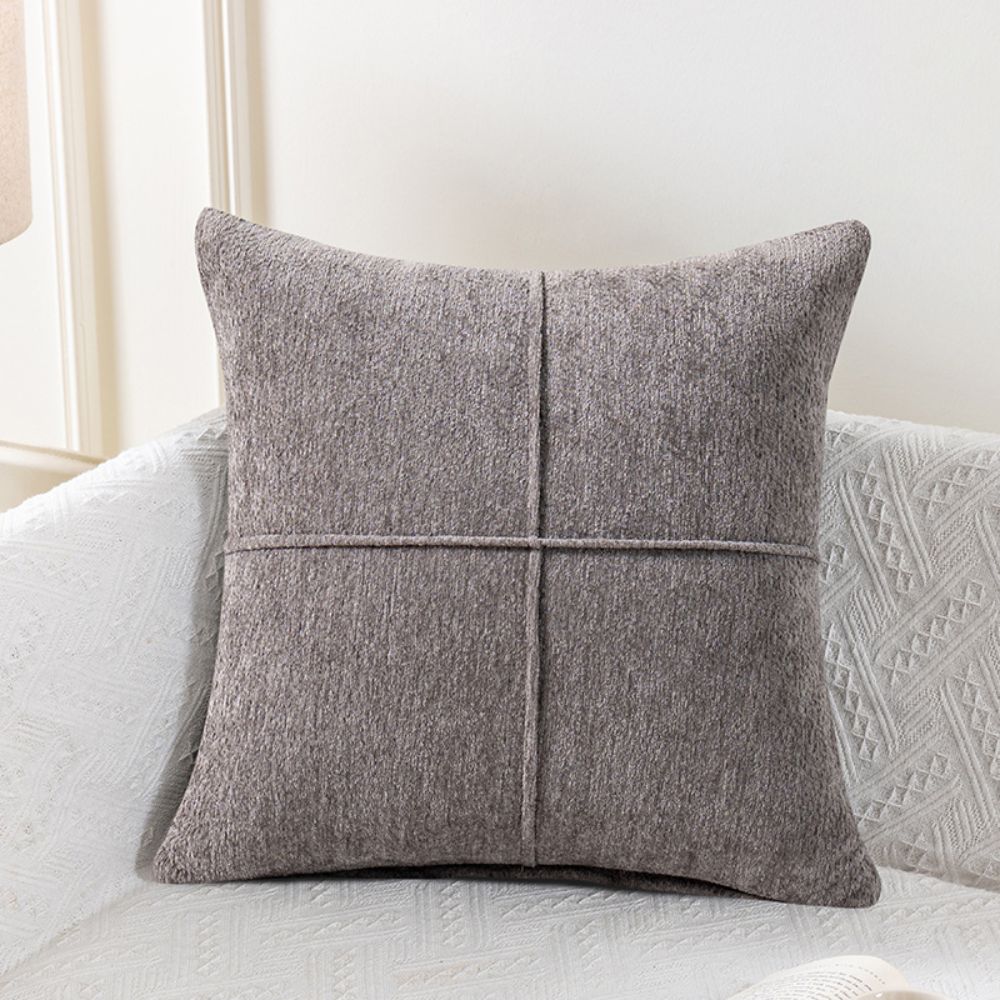 Soft Microfiber Serene Stitch Cushion Cover