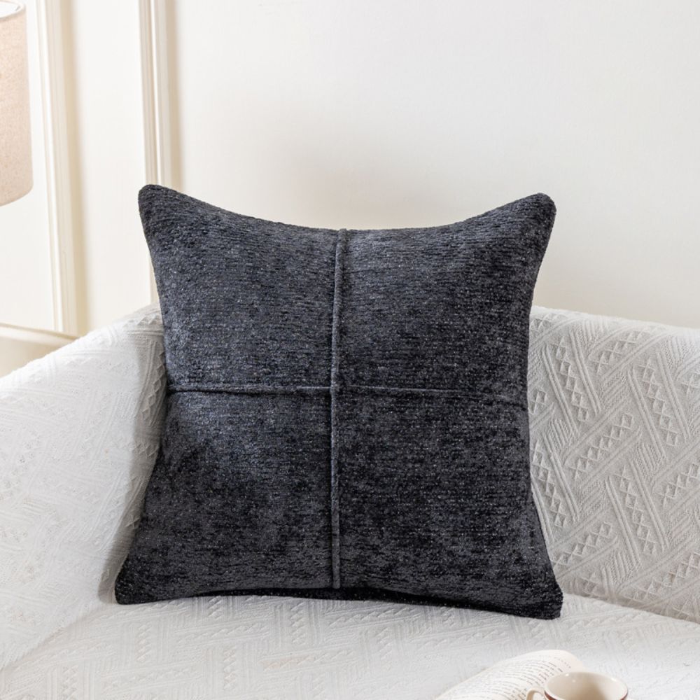 Soft Microfiber Serene Stitch Cushion Cover