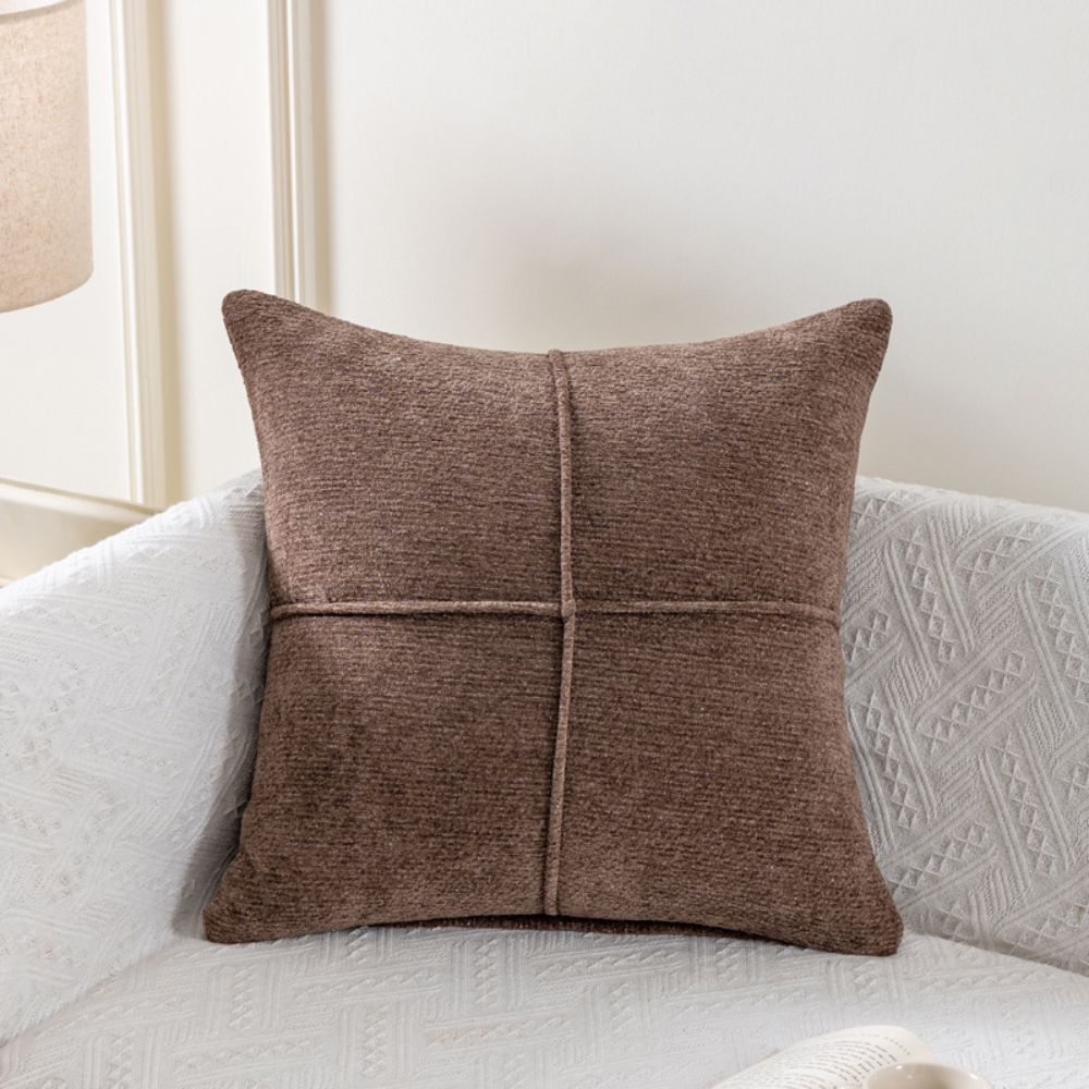 Soft Microfiber Serene Stitch Cushion Cover