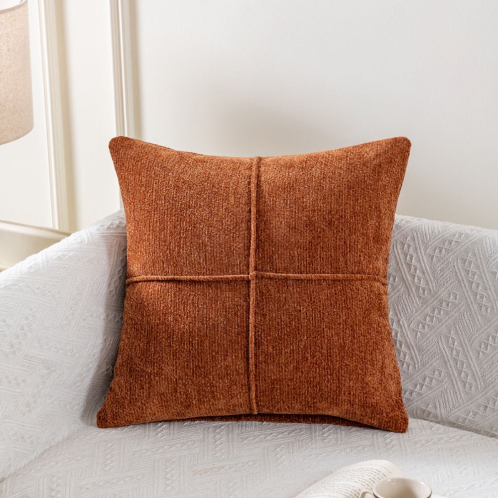 Soft Microfiber Serene Stitch Cushion Cover