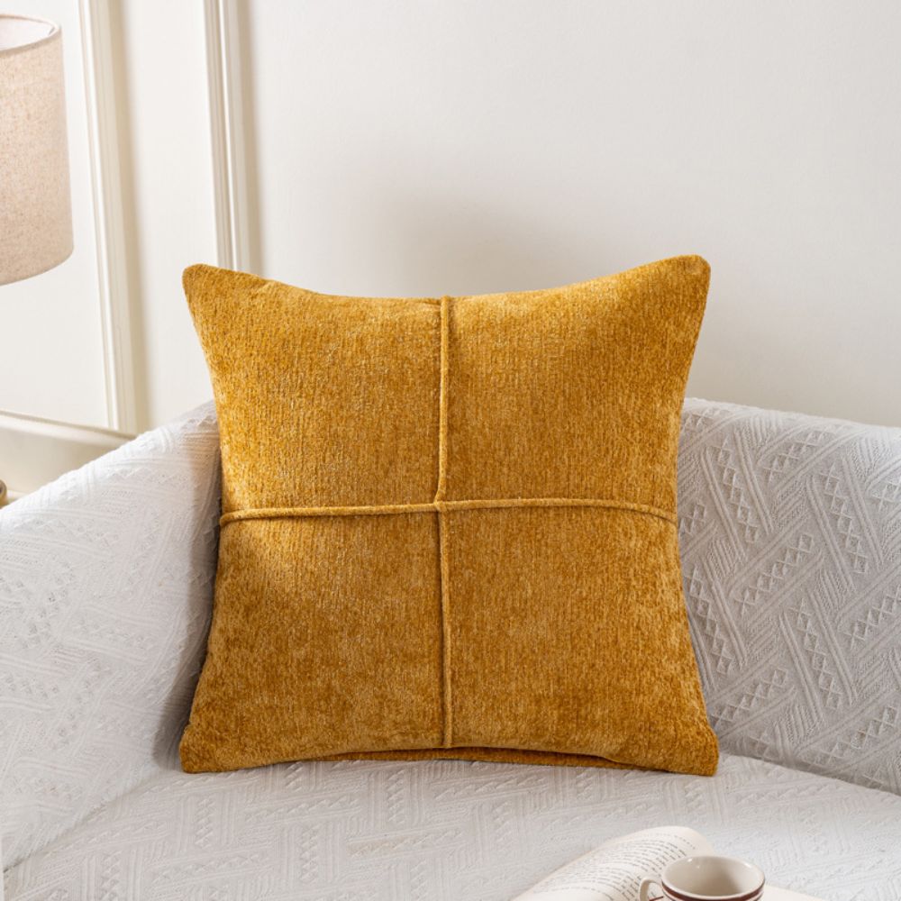 Soft Microfiber Serene Stitch Cushion Cover