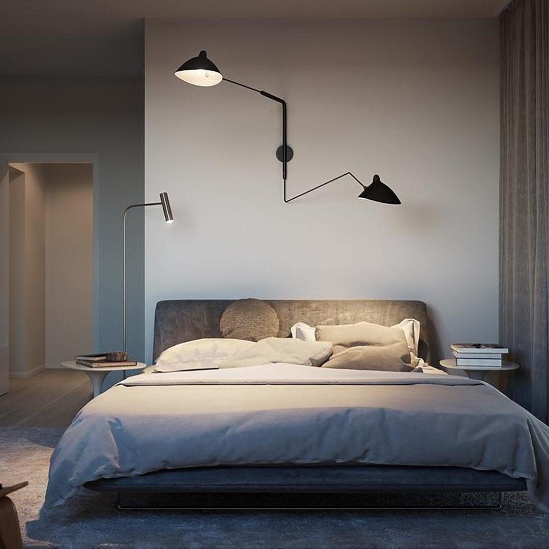 Modern Adjustable Wall Lamp with Rotating Shade