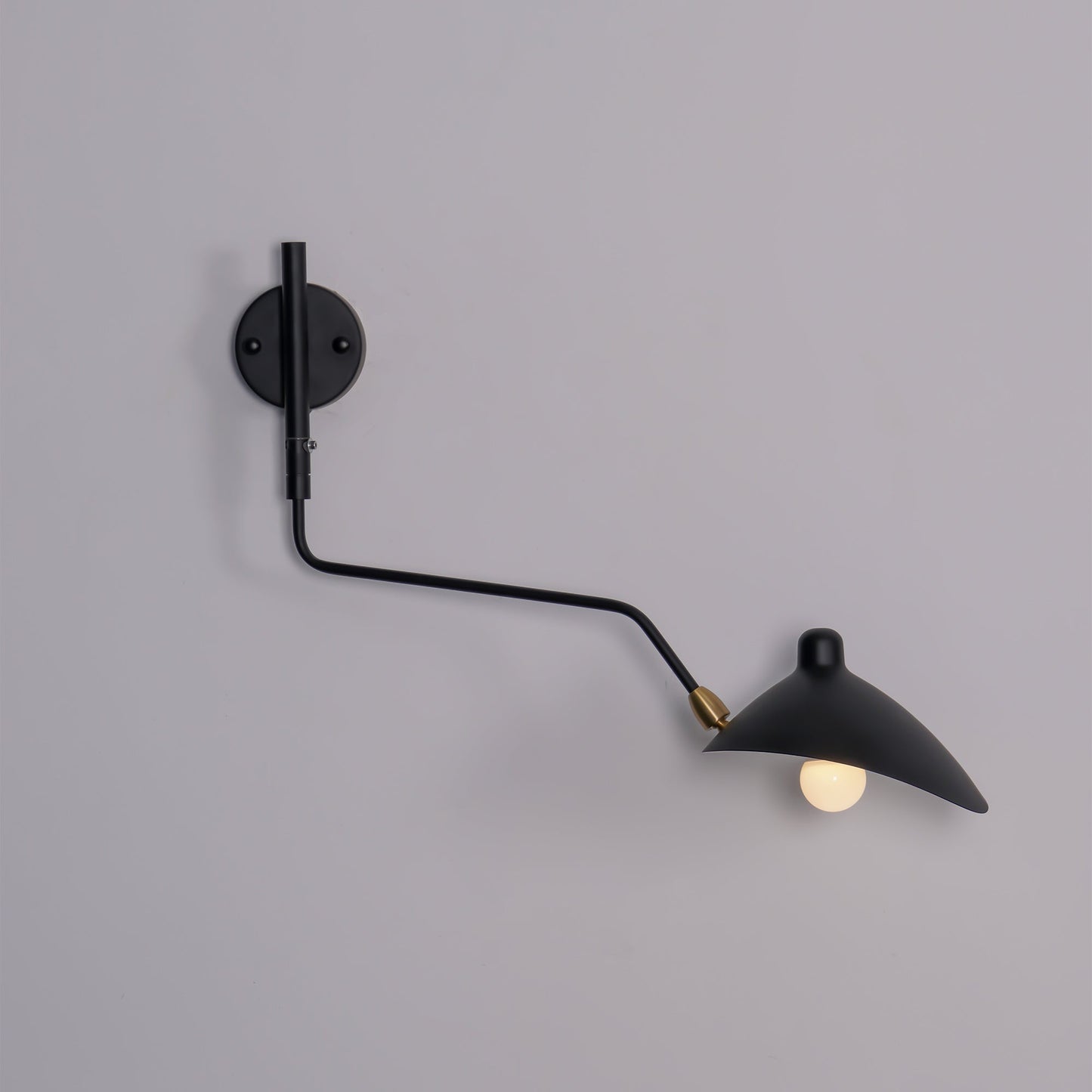 Modern Adjustable Wall Lamp with Rotating Shade