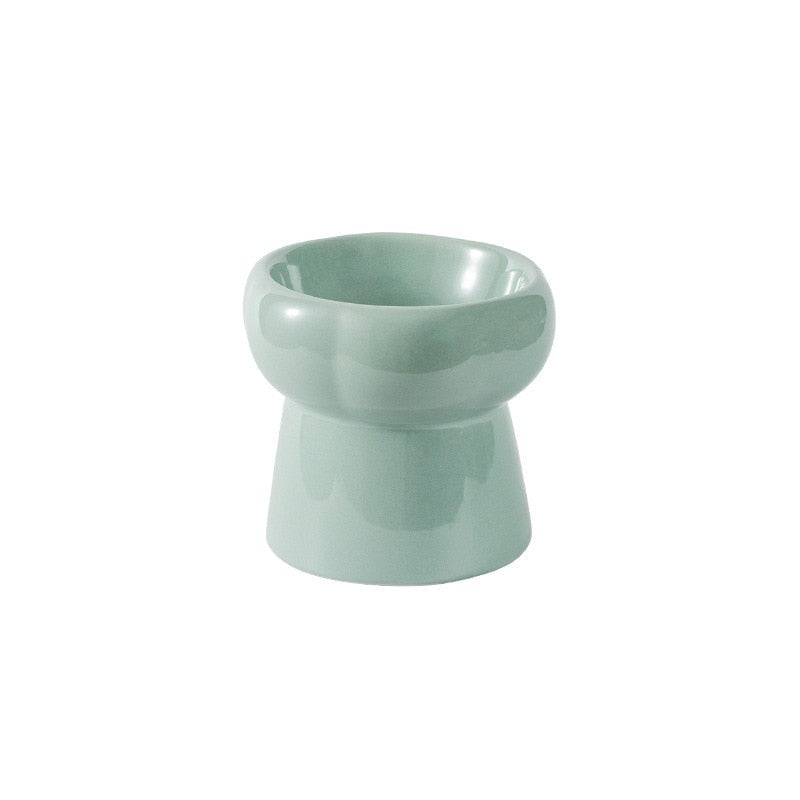 Ceramic Elevated Cat Bowls for Comfortable Feeding