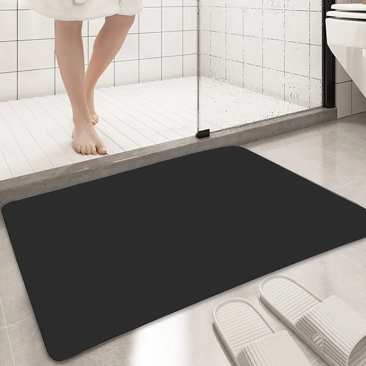 Highly Absorbent Non-Slip Bath Mat - Quick Dry Rubber Mat