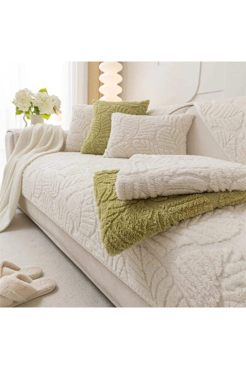 Nordic Aesthetic Polyester Sofa Cover