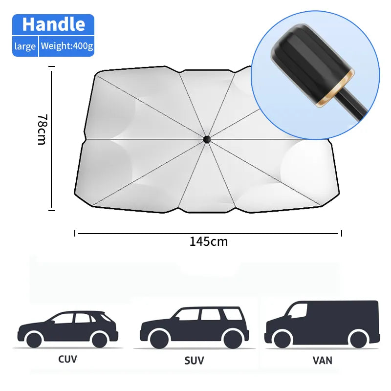 Foldable UV Protection Car Windshield Sunshade